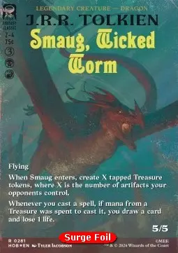 Smaug, Wicked Worm (V.2) - The Hobbit