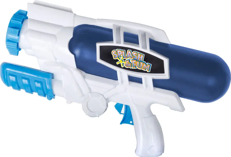 Splash & Fun Wasserpistole Pump 28 cm – 520 ml, 8 m