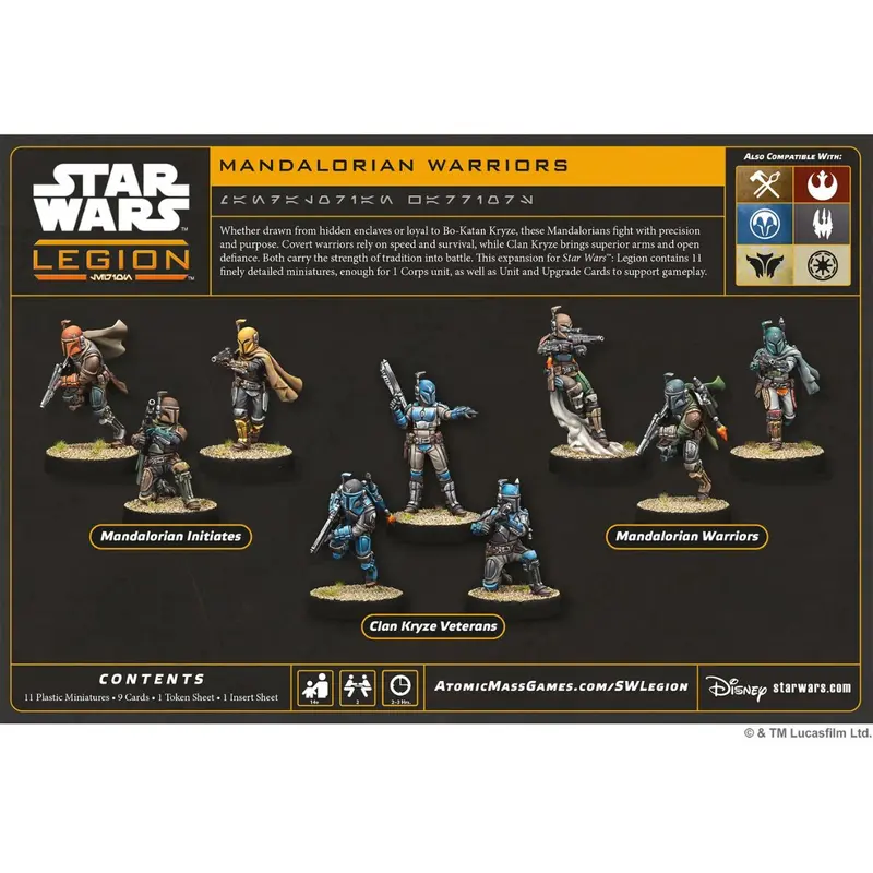 Star Wars Legion Mandalorian Warriors