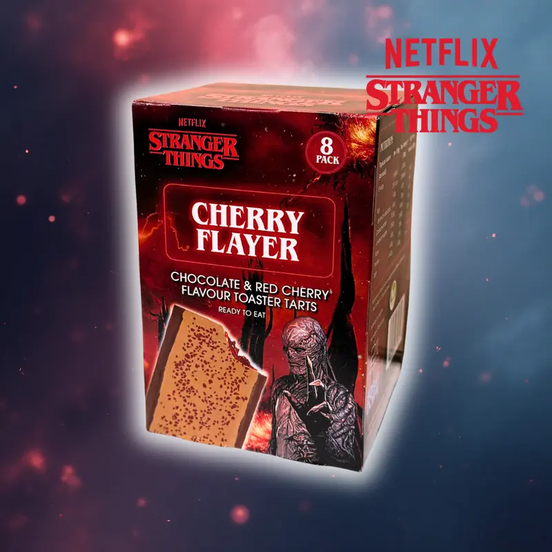 Stranger Things Chocolate & Red Cherry Flavour Toaster Tarts (8packs)