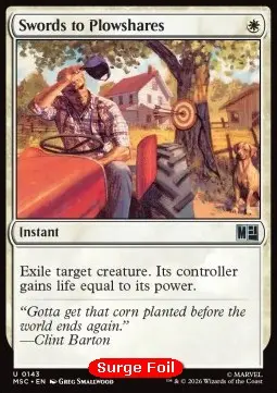 Swords to Plowshares - Commander