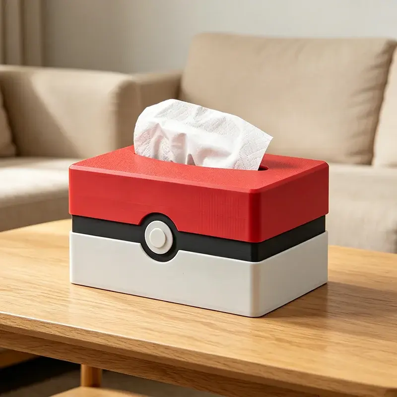 Taschentuchspender im Pokeball Look