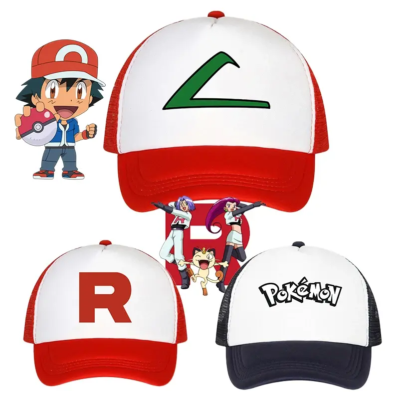 Team Rocket, Mystic u. a. Baseball Mützen
