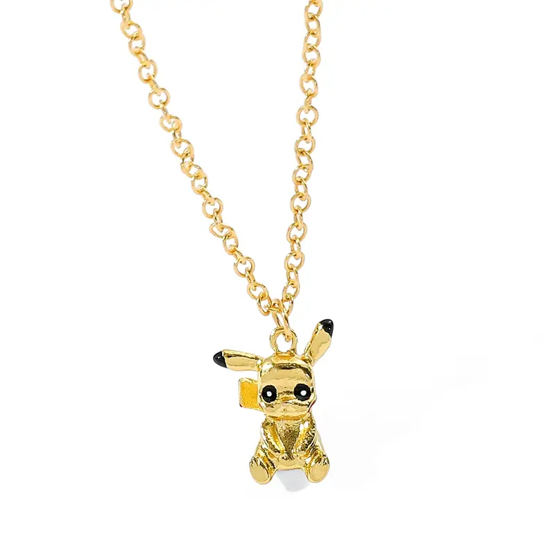 Tolle goldene Pikachu Halskette