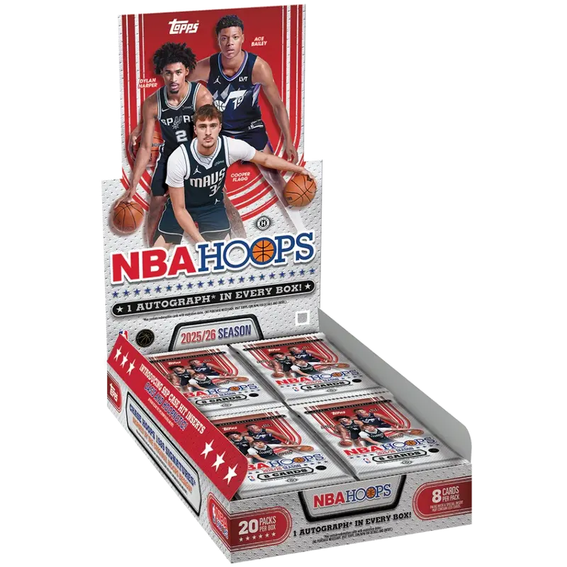 Topps 2025-26 Hoops NBA - Hobby Box