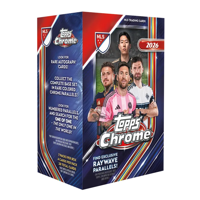 Topps Chrome Major League Soccer 2026 Value Box