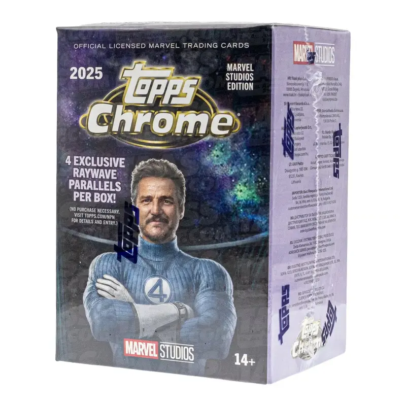 Topps Chrome Marvel Studios 2025 Value Blaster Box EN