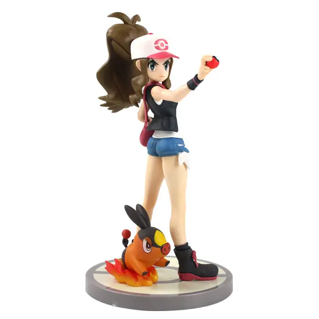 Tsutarja Touko mit Floink Pokabu Figur - ca. 18cm