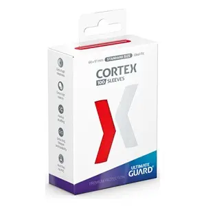 Ultimate Guard Cortex Sleeves Standard Size (100) – Red