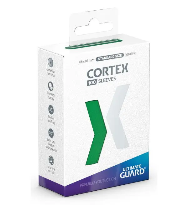 Ultimate Guard Cortex Standard Sleeves 100 Green