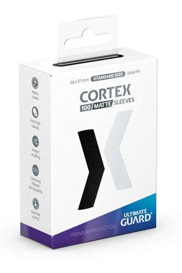 Ultimate Guard Cortex Standard Sleeves Matte 100 Black