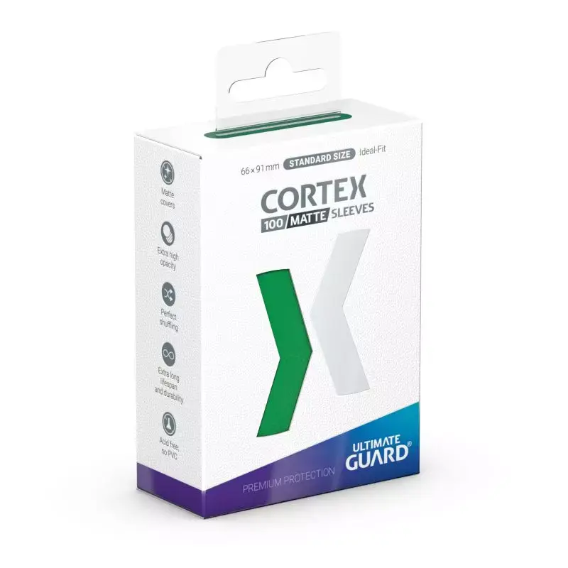Ultimate Guard Cortex Standard Sleeves Matte 100 Grün