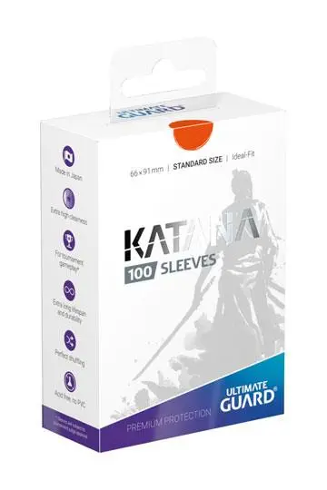 Ultimate Guard Katana Standard Sleeves 100 Orange