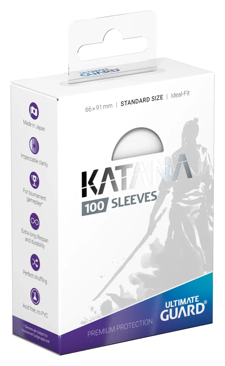 Ultimate Guard Katana Standard Sleeves 100 Transparent