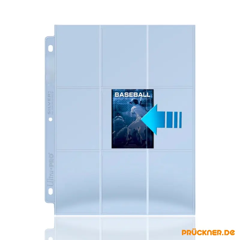 Ultra Pro 9er Hüllen (Side-Load) 100 Ordner Seiten