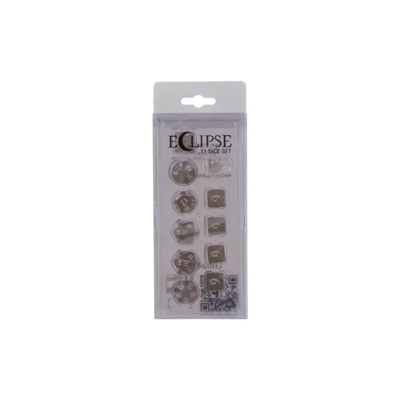 Ultra Pro - Eclipse 11 Dice Set - Smokey Grey