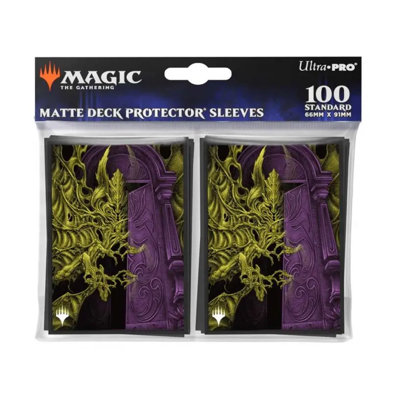 Ultra Pro – Magic The Gathering Duskmourn 100ct Deck Protector Sleeves - Valgavoth, Terror Eater