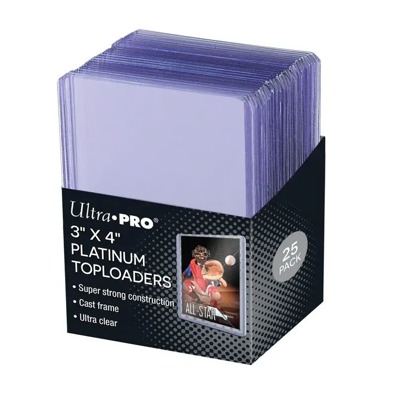 Ultra PRO Toploader 3x4 Inch Platinum