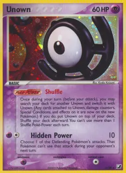 Unown - EX Unseen Forces (Rare) [UF-U-28]