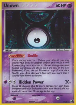 Unown - EX Unseen Forces (Rare) [UF-V-28]