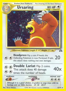 Ursaring - Neo Discovery (Holo Rare) [NDI-15]