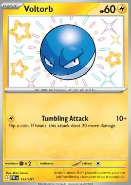 Voltorb - Paldean Fates (Shiny Rare) [PAF-133]
