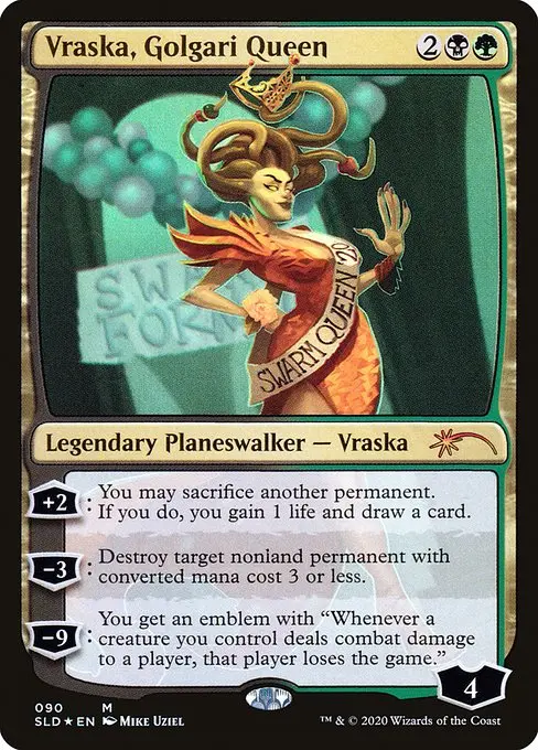 Vraska, Golgari Queen SLD-90 Mythic Englisch