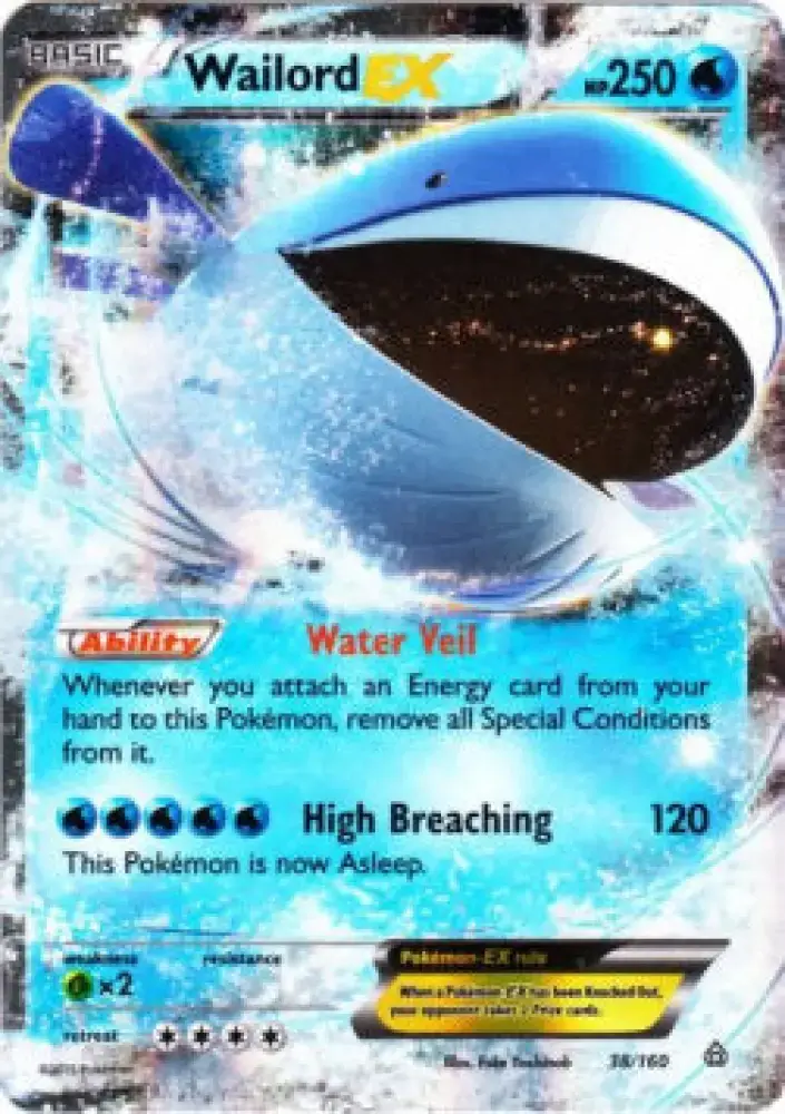 Wailord EX - Primal Clash (Ultra Rare) [PRC-38]