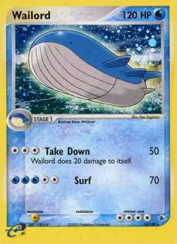 Wailord - EX Ruby & Sapphire (Holo Rare) [RS-14]