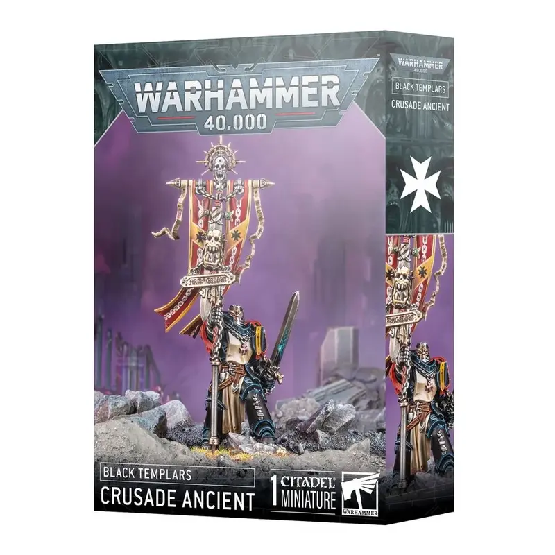 Warhammer 40k - Black Templars - Kreuzzug-Standartenträger