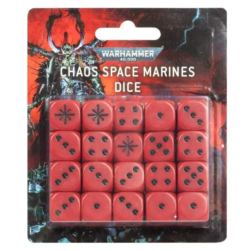 Warhammer 40k Chaos Space Marines Würfelset