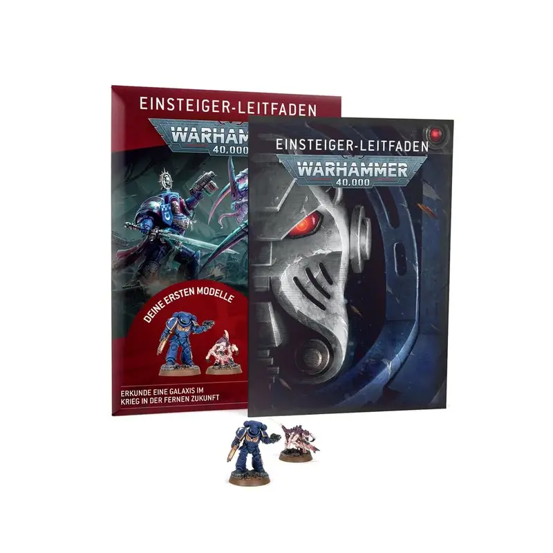 Warhammer 40k Einsteiger-Leitfaden 2023 mit 2 Miniaturen - DE