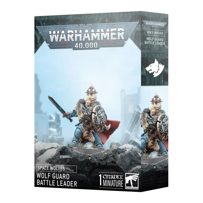 Warhammer 40k - Figuren - Space Wolves - Wolfsgarde-Held