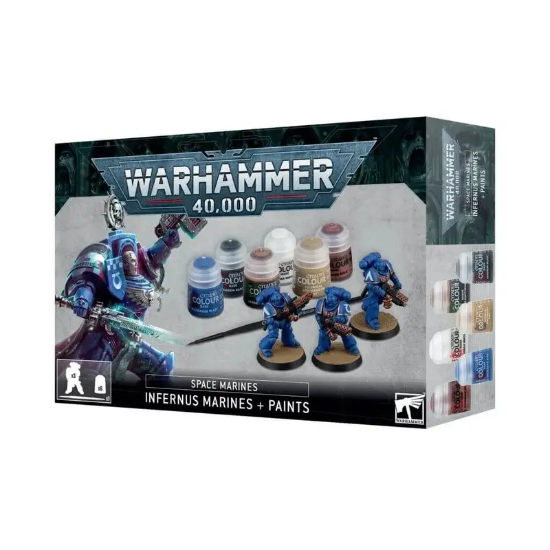 Warhammer 40k Infernus Marines Bemalset