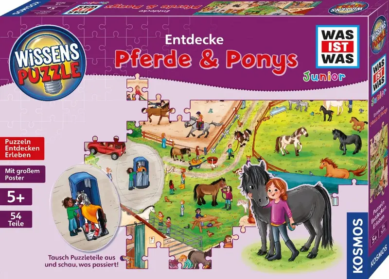 WAS IST WAS Pferde & Ponys Puzzle