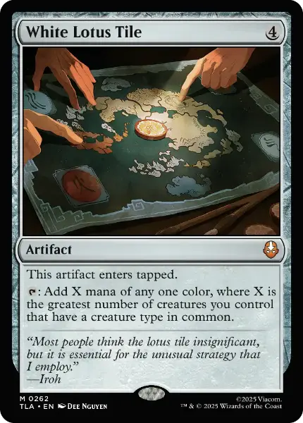 White Lotus Tile TLA #262 Foil (ENG)