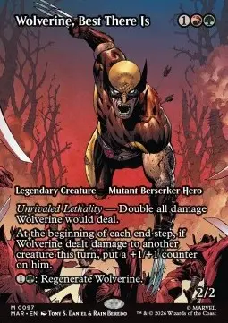 Wolverine, Best There Is - Marvel Source Material Cards (Mythic) [MAR-97]