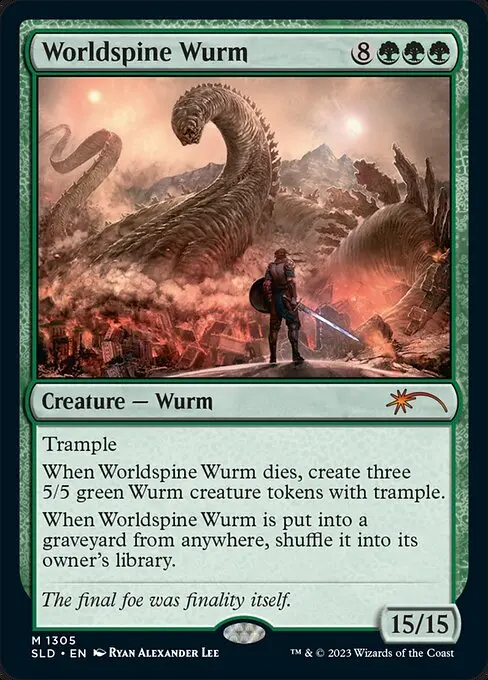 Worldspine Wurm SLDSM3-1305 Mythic Englisch