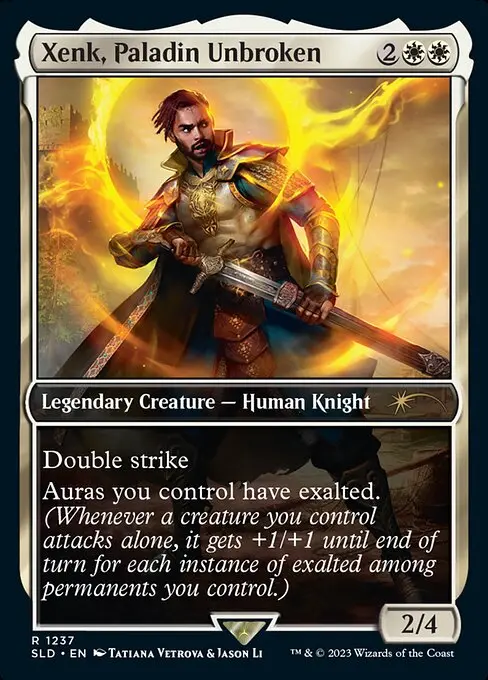 Xenk, Paladin Unbroken SLDHAT-1237 Rare Englisch