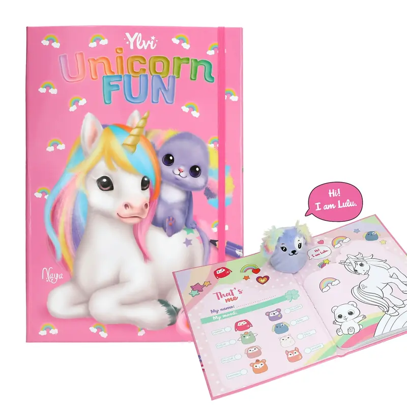 Ylvi Unicorn Fun Malbuch - 24 Seiten