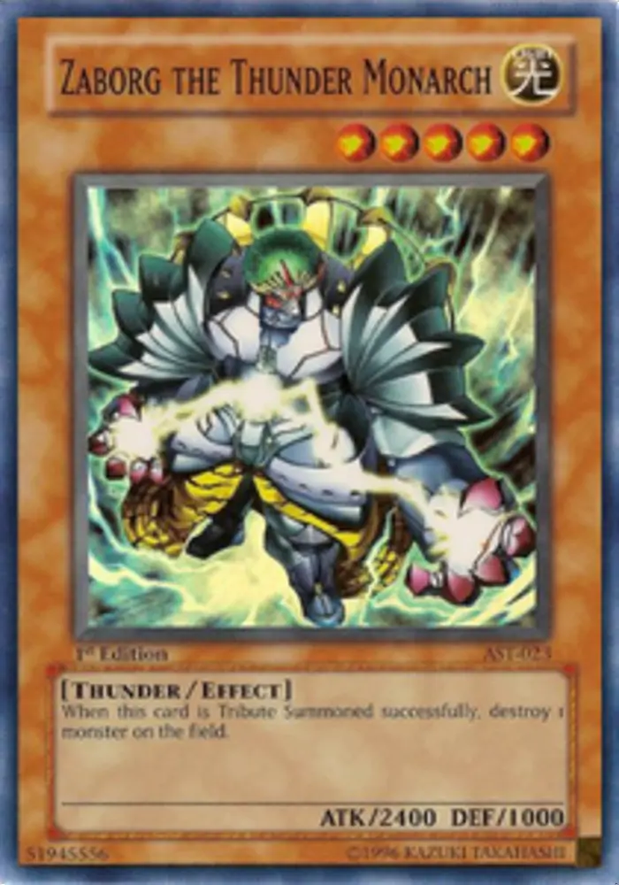 Zaborg the Thunder Monarch AST-SP023 Super Rare Spanisch