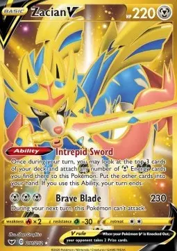 Zacian V - Sword & Shield (Secret Rare) [SSH-211]