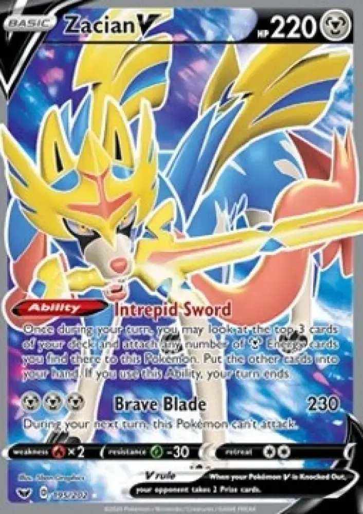 Zacian V - Sword & Shield (Ultra Rare) [SSH-195]