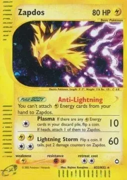 Zapdos - Aquapolis (Holo Rare) [AQ-H32]