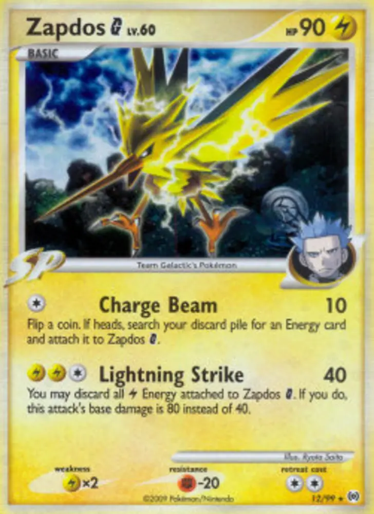 Zapdos AR-12 Holo Rare Deutsch