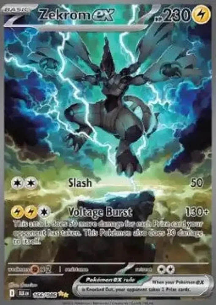 Zekrom ex - Black Bolt (Special Illustration Rare) [BLK-166]
