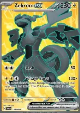 Zekrom ex - Black Bolt (Ultra Rare) [BLK-158]
