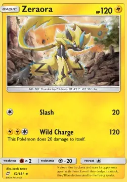 Zeraora - Team Up (Holo Rare) [TEU-52]