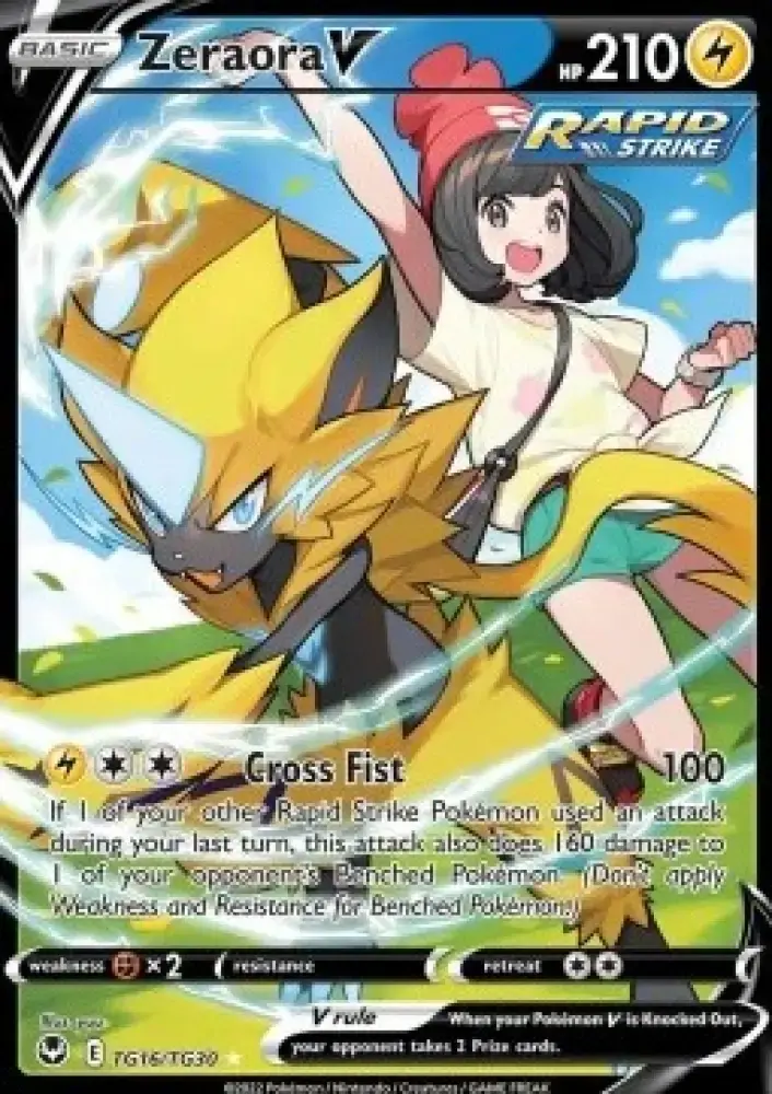 Zeraora V - Silver Tempest (Ultra Rare) [SIT-TG16]