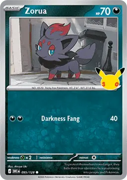Zorua - 30th Celebration (Common) [30C-095]